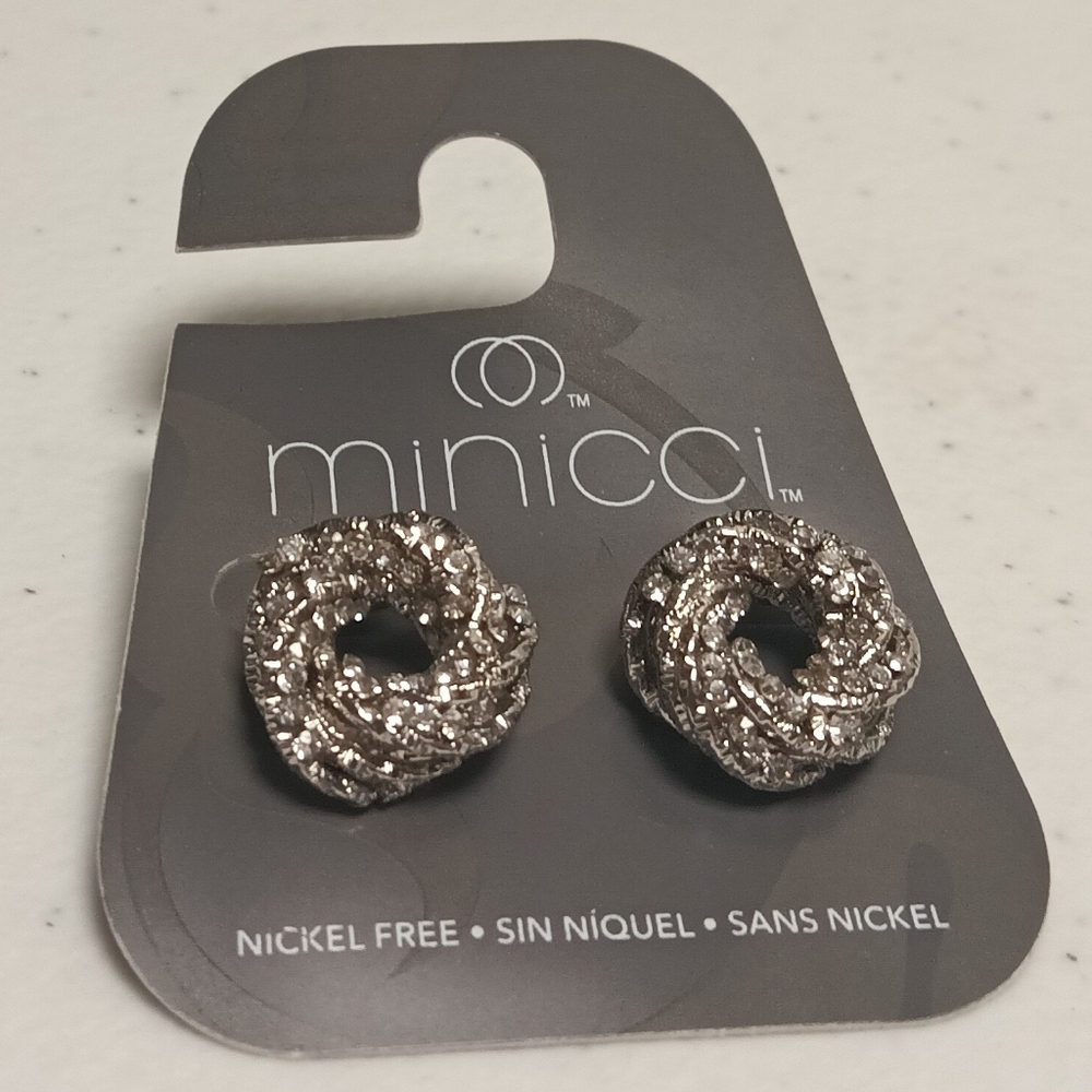 MINICCI ROUND EARRINGS - Picture 2 of 4